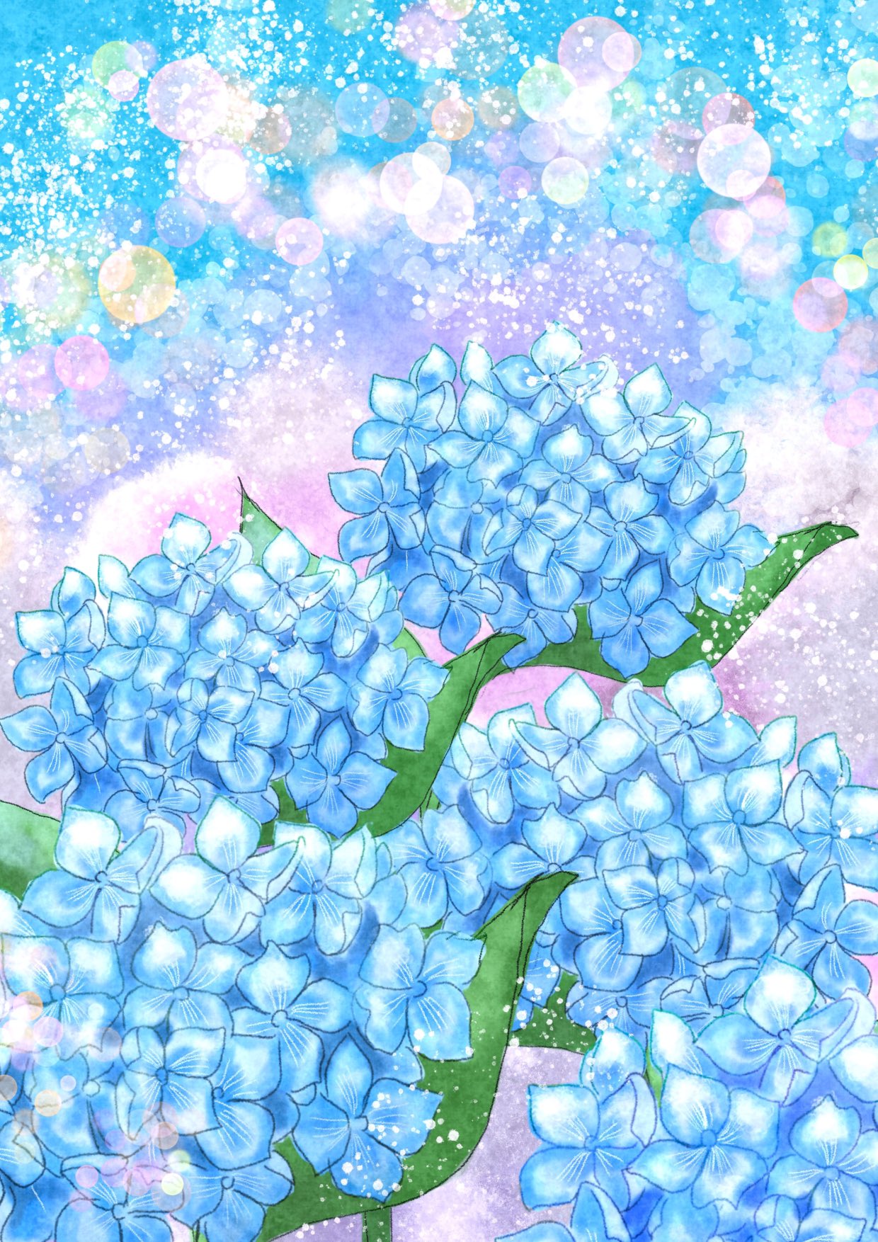 紫陽花イラスト Twitter Search Twitter