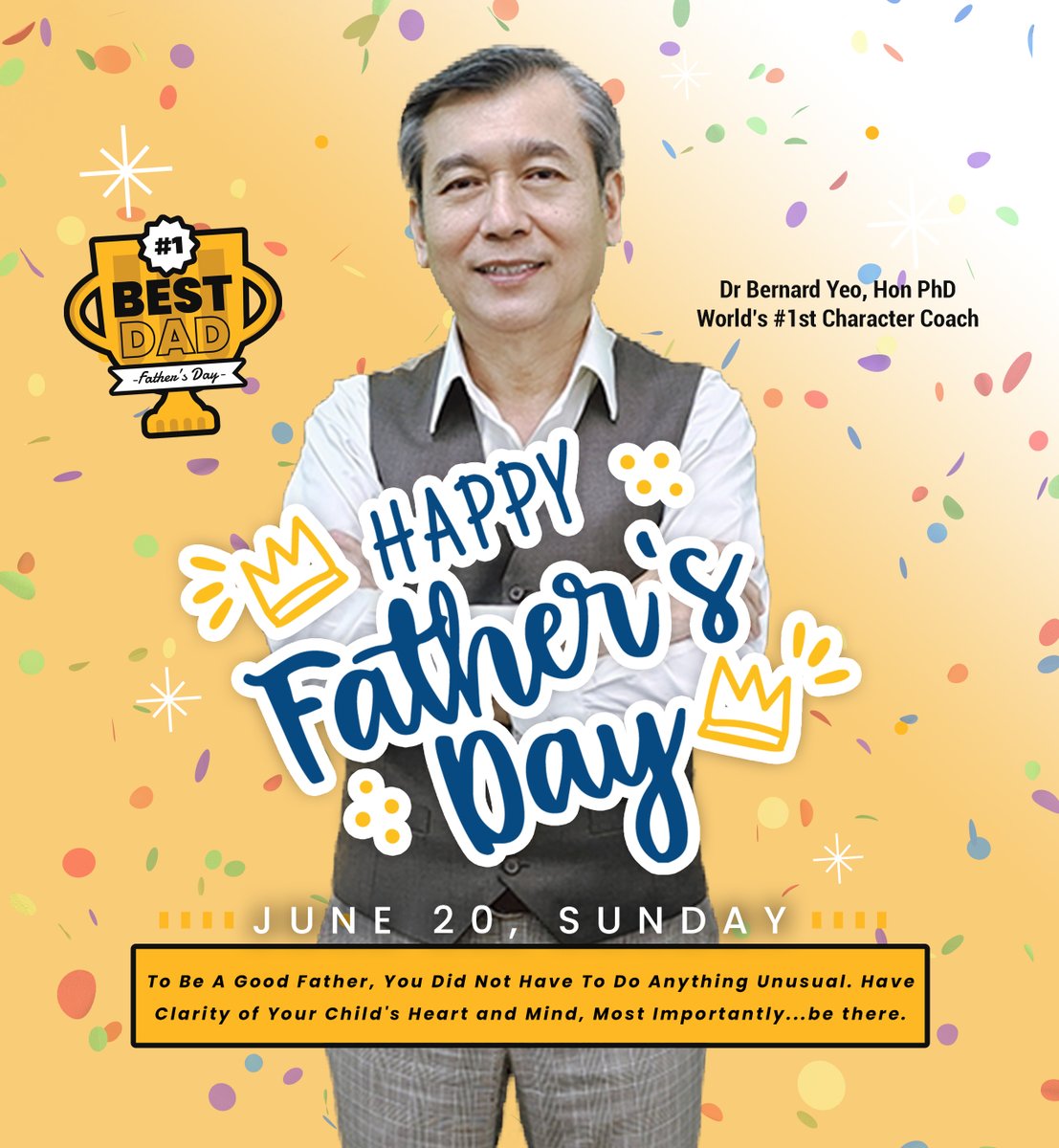 𝗕𝗲 𝗖𝗹𝗲𝗮𝗿 𝗮𝗻𝗱 𝗥𝗲𝗺𝗲𝗺𝗯𝗲𝗿, 𝘄𝗵𝗮𝘁 𝘆𝗼𝘂 𝘁𝗲𝗮𝗰𝗵 𝘆𝗼𝘂𝗿 𝗰𝗵𝗶𝗹𝗱𝗿𝗲𝗻, you also teach their children. A Happy Family Is A Reflection of A Good Father and A Loving Husband. Stay Safe 𝗖𝗼𝗻𝘁𝗶𝗻𝘂𝗲 𝘁𝗼 𝗕𝗲 𝗬𝗼𝘂𝗿 𝗖𝗵𝗶𝗹𝗱'𝘀 𝗦𝘂𝗽𝗲𝗿𝗱𝗮𝗱 Cheers!