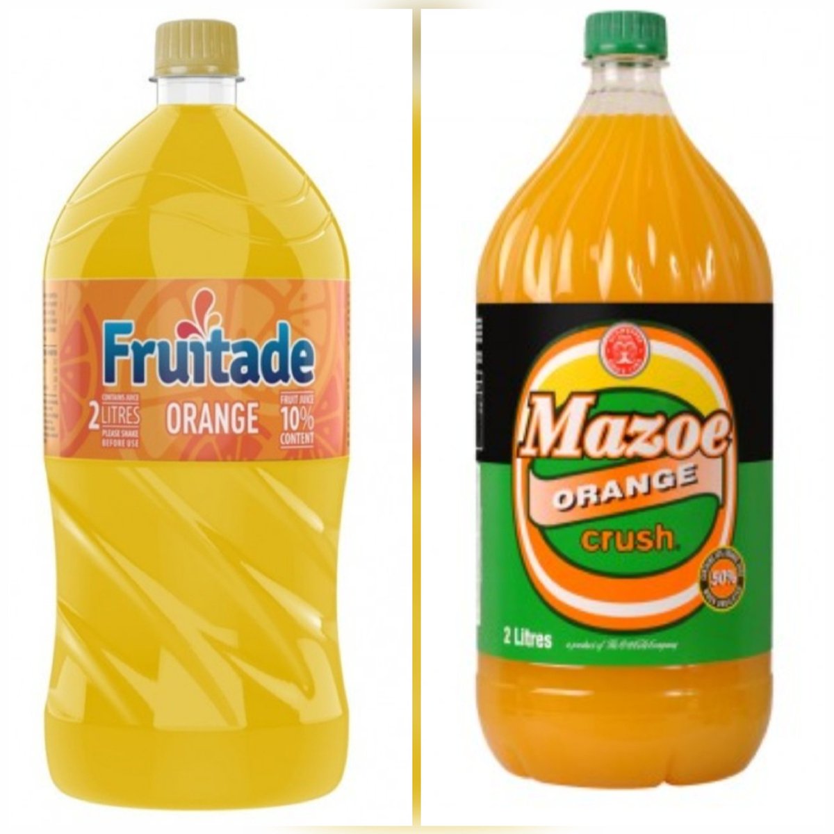 Icho chakanzi Fruitade hamusi kuchiziva. Mazoe has been officially dethroned.  What do you think? Like for mazoe, retweet for fruitade 🇿🇼❤️