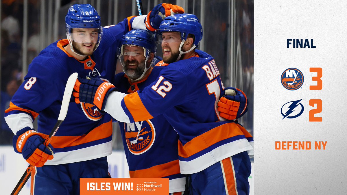 NYIslanders's tweet photo. ALL TIED AT 2. https://t.co/b0GFg3Wsut