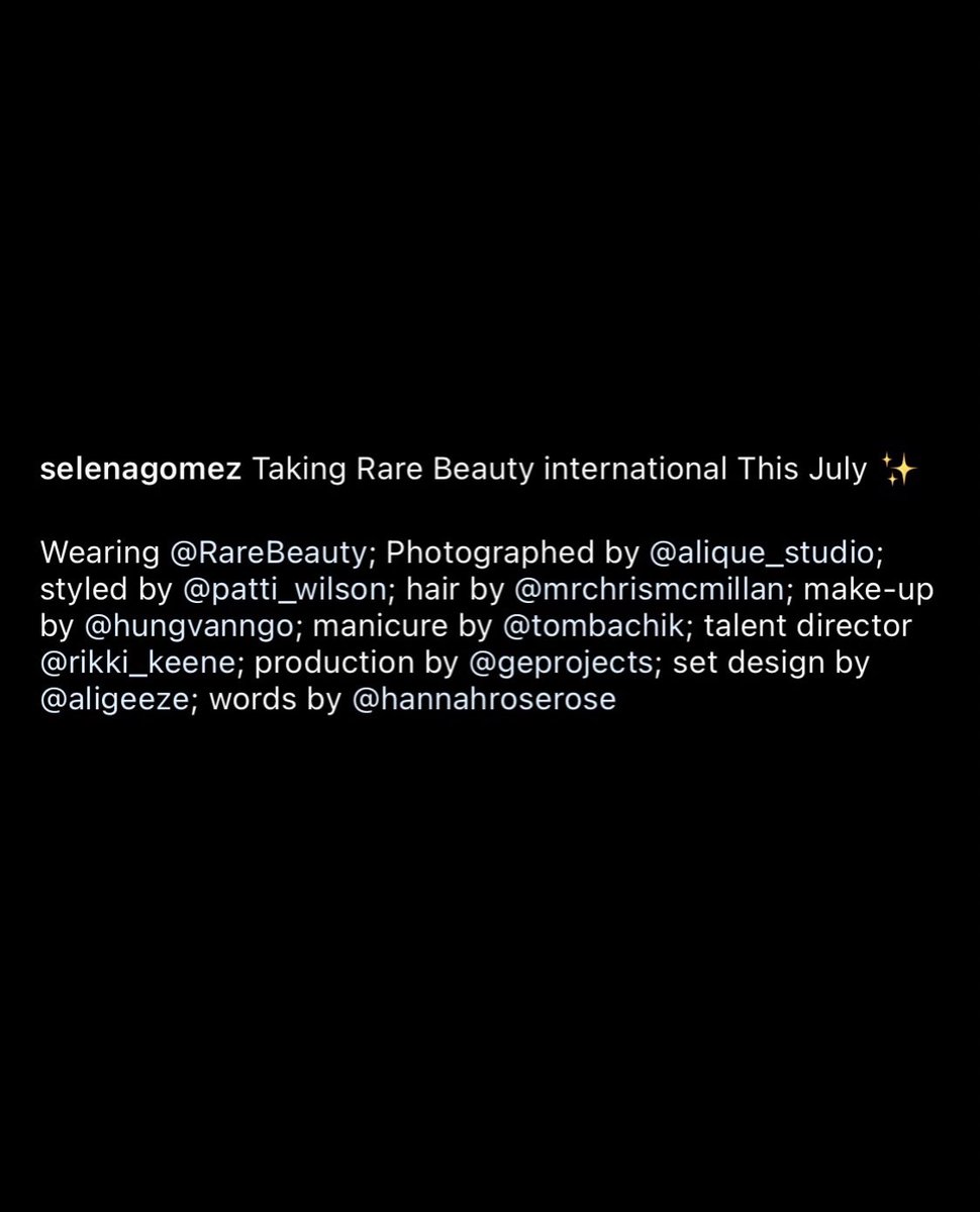 GomezSource's tweet photo. Selena via Instagram https://t.co/w89mByxhiq