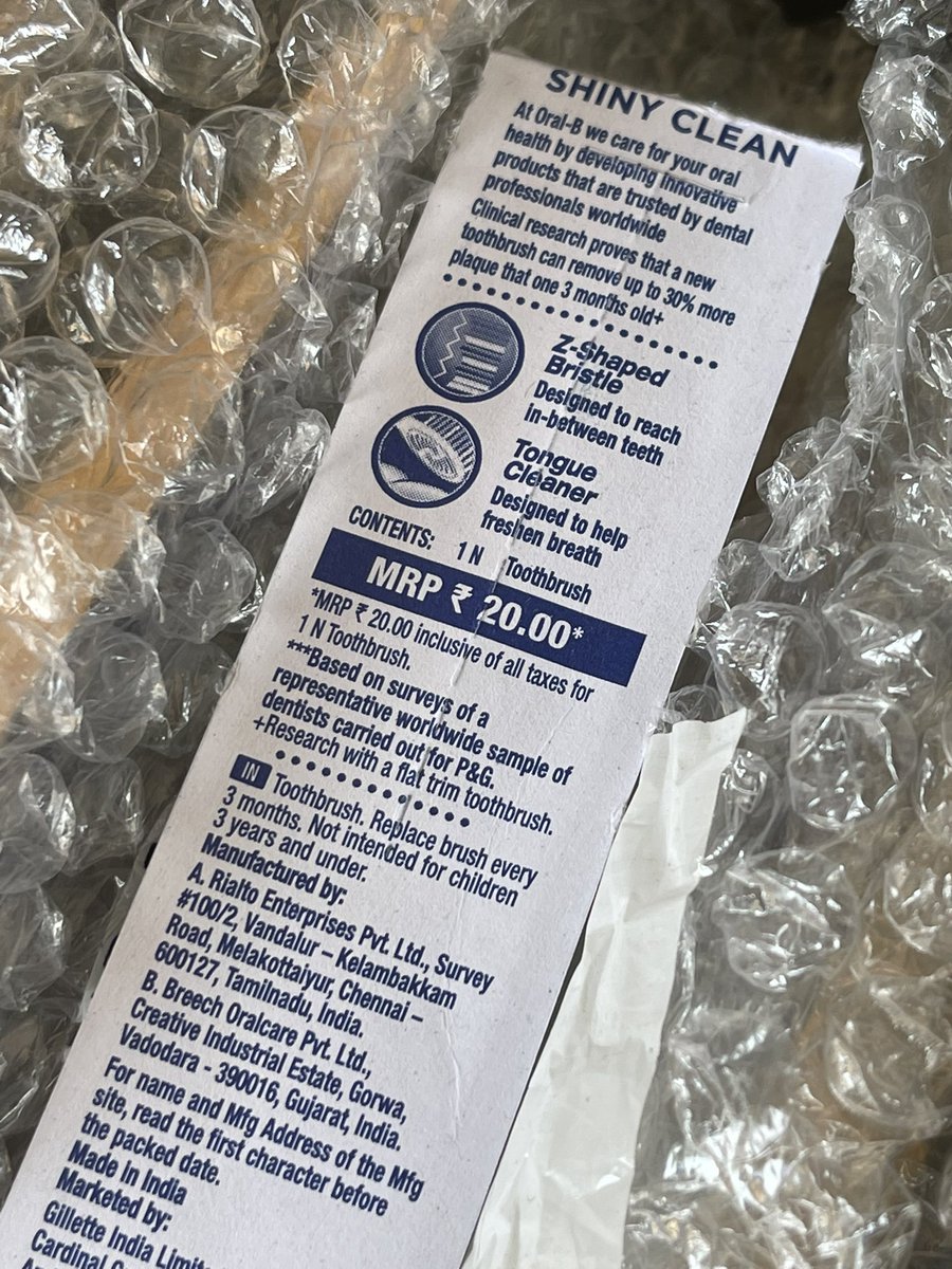 aneezv's tweet photo. What you ordered v/s What you got 
@amazonIN @amazon @AmazonHelp @OralB https://t.co/Gj6XCegdqM