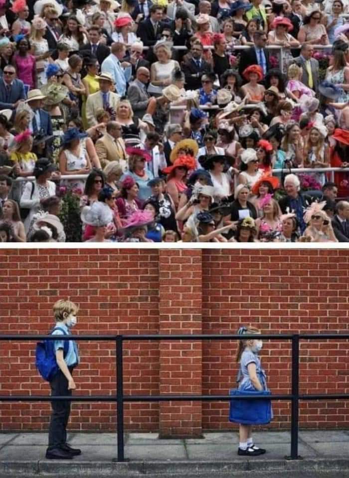 W4yneking's tweet photo. Royal ascot #fuckthegoverment https://t.co/1VOEuhNh5C