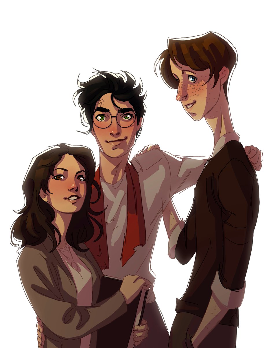 We are golden, can't you tell? 
We've been through so much, we'll never forget. 
Cause we're golden, nothing else

#HarryPotter #Hermione #HermioneGranger #ronweasley #goldentrio #harryxhermione #harmione #harmony #hp #HarryPotterfanart #hogwarts