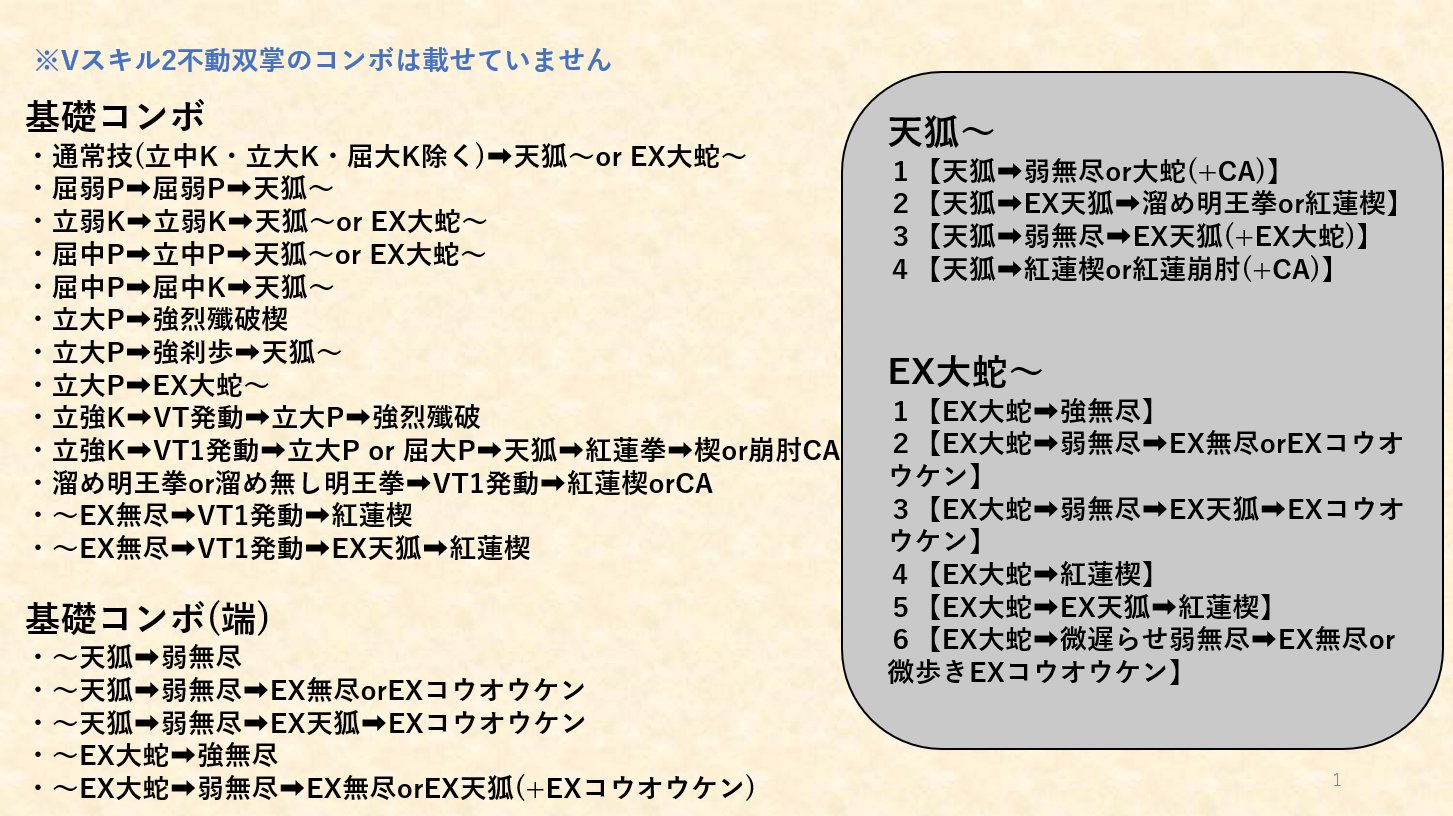 Nyanpi 18歳女子社長プロゲーマー V Twitter Season5 かりんのコンボリスト Season4と比べて ルートが変わったり増えたり 最大コンボを忘れないためのメモとして作ったけど まだ漏れがありそう ストv スト5