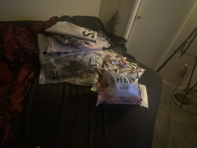 Haha my 20 packages from shein came in today 😂 I may have over done it. https://t.co/7NXWpjXUPL