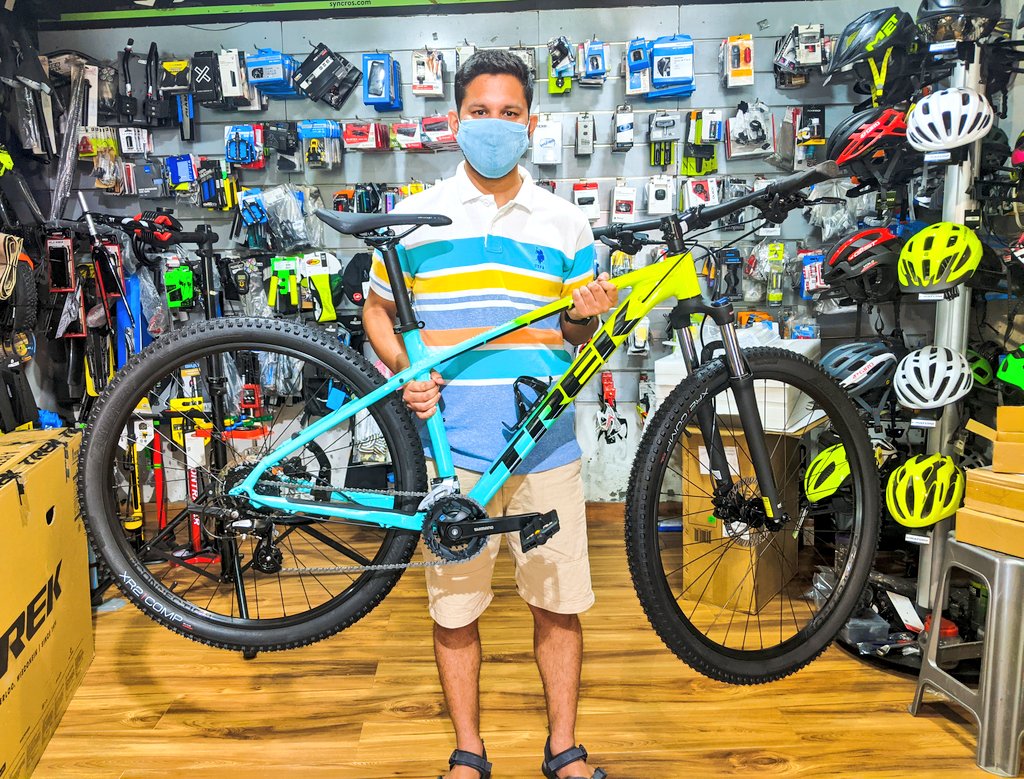 iamanshulgusain's tweet photo. PATIENCE IS THE KEY..
Finally got it after 8 months.
And trust me the wait is now feeling worth it as I've received the 2022 model 😋 #Gobybike
#Marlin5 @TrekBikesIndia @TrekBikes https://t.co/HhPKc5wMtx