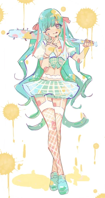一時間ドローイング 女の子3 