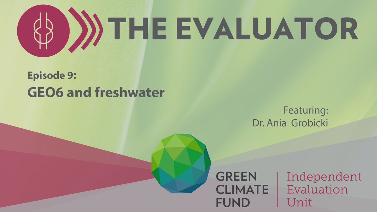 GCF_Eval's tweet photo. Need something to listen🎧 to during the weekend? How about an episode of #TheEvaluator?

Learn all about the #GlobalWaterCycle🌊 and the state and trends of #freshwater worldwide with @theGCF's @AniaGrobicki1 and @flyhighYeonJi.  

Click here to listen: https://t.co/AS6fQ6fraa https://t.co/rWpwIHd9cm