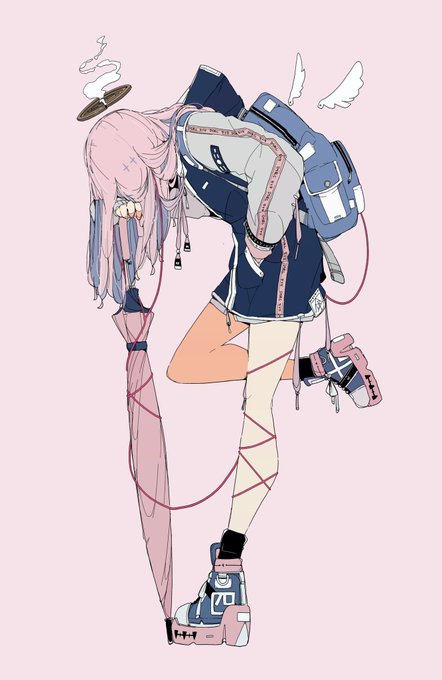 「パーカー ピンク髪」のTwitter画像/イラスト(人気順)