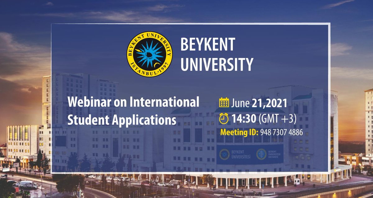 We look forward to meet you on Monday (21st June) at 2.30 pm 😊 #beykentuniversity #beykentinternationaloffice #beykentinternational