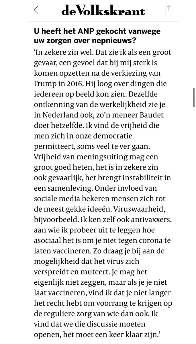 mariannezw's tweet image. De nieuwe eigenaar van het ANP 😷 volkskrant.nl/cs-bed845c0