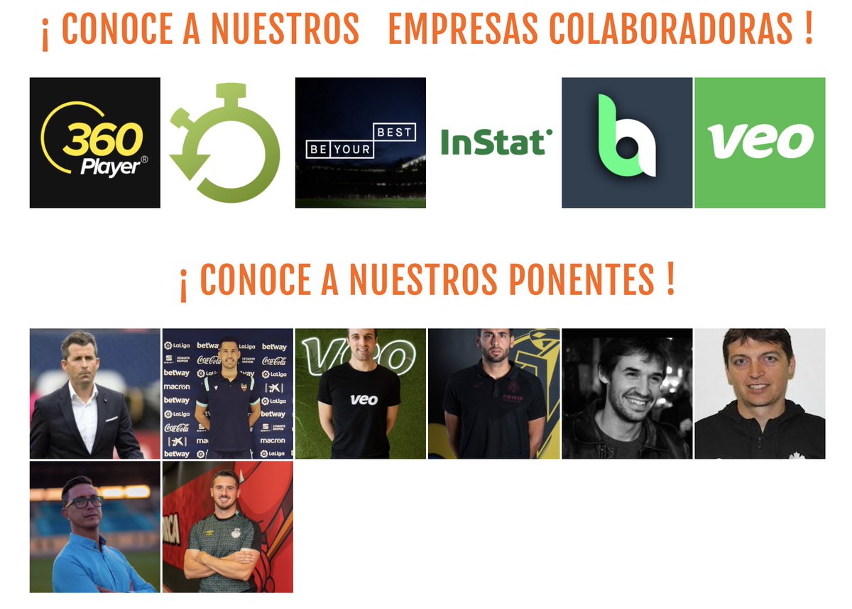 Tu cita con lo último en #Scouting te espera en #ClinicValencia2021 ⚽📋. 

➡ Por la mañana charlas y workshops con <a href="/Wyscout/">Hudl Wyscout</a>, <a href="/LongoMatch_/">Longomatch</a>, @veocamera, entre otros.

➡ Por la tarde <a href="/scoutim_com/">Scoutim.com</a> hará pruebas con jugadores 👥 de 16-20 años. 

Más info. 👉 bit.ly/2SLUaaI