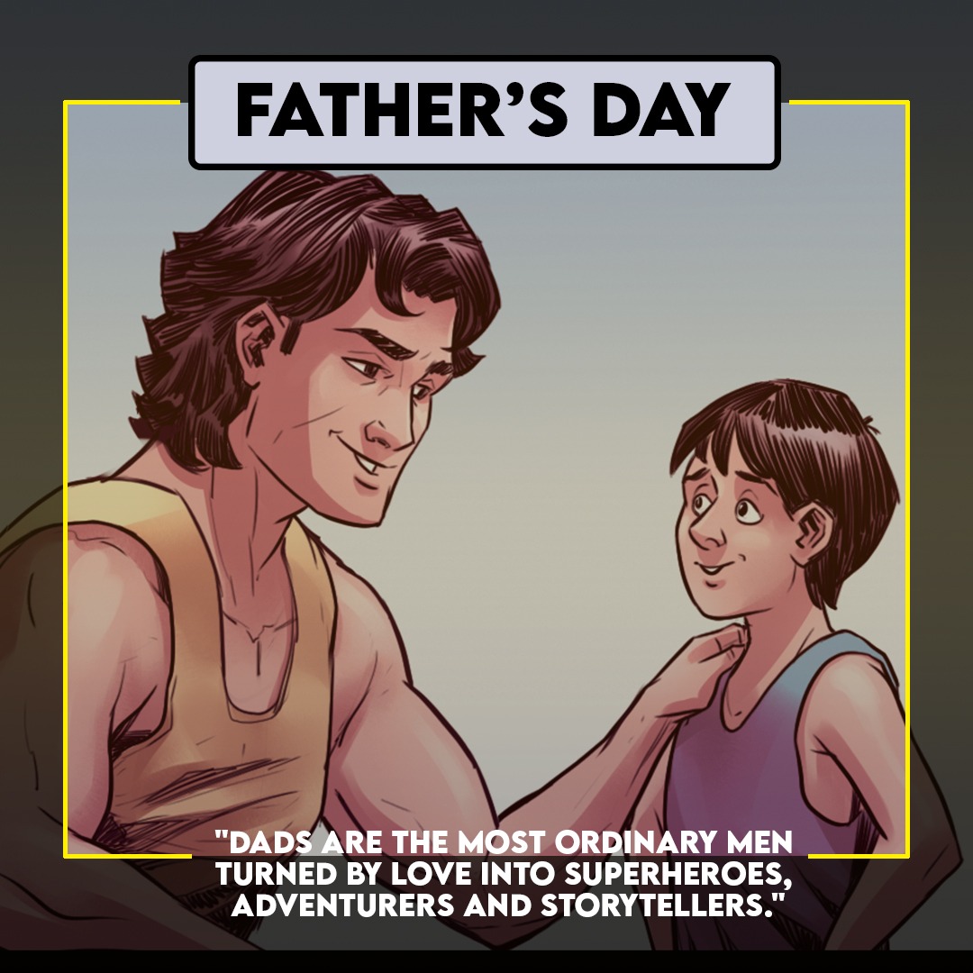 #happyfathersday Dads are ordinary men turned by love into Superheroes, Adventurers and storytellers. . . . . #Indusverse #TheBeginning #Simon #Stunt #Sam #Outrage #Satya #fathersday #love #father #dad #fathers #daddy #fatherson #fatherdaughter #fatherhood #fatherandson #happy