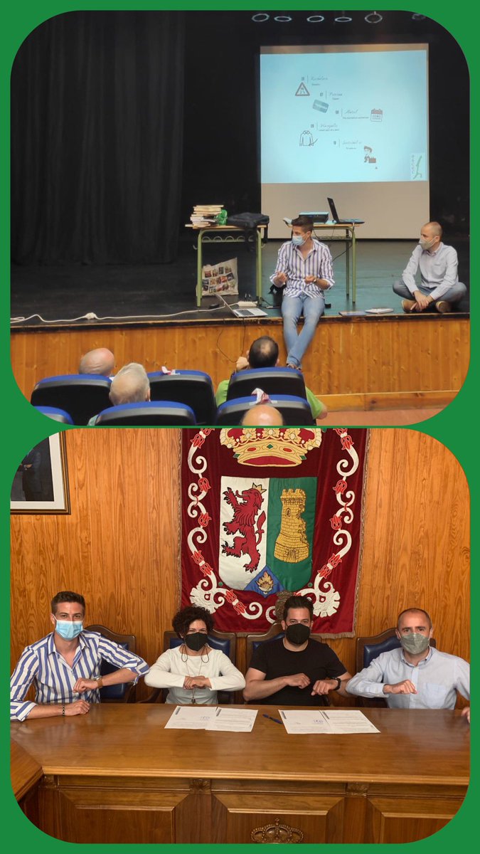 JuanPedro_SR's tweet photo. Ayer en Torrejoncillo firmando convenio de colaboración con Ayto para promocionar el #estremeñu en la localidad y explicando a colectivos culturales ideas y formas de llevarlo a cabo. A cá día semus más 💚🤍🖤 https://t.co/LeNmDtfQti