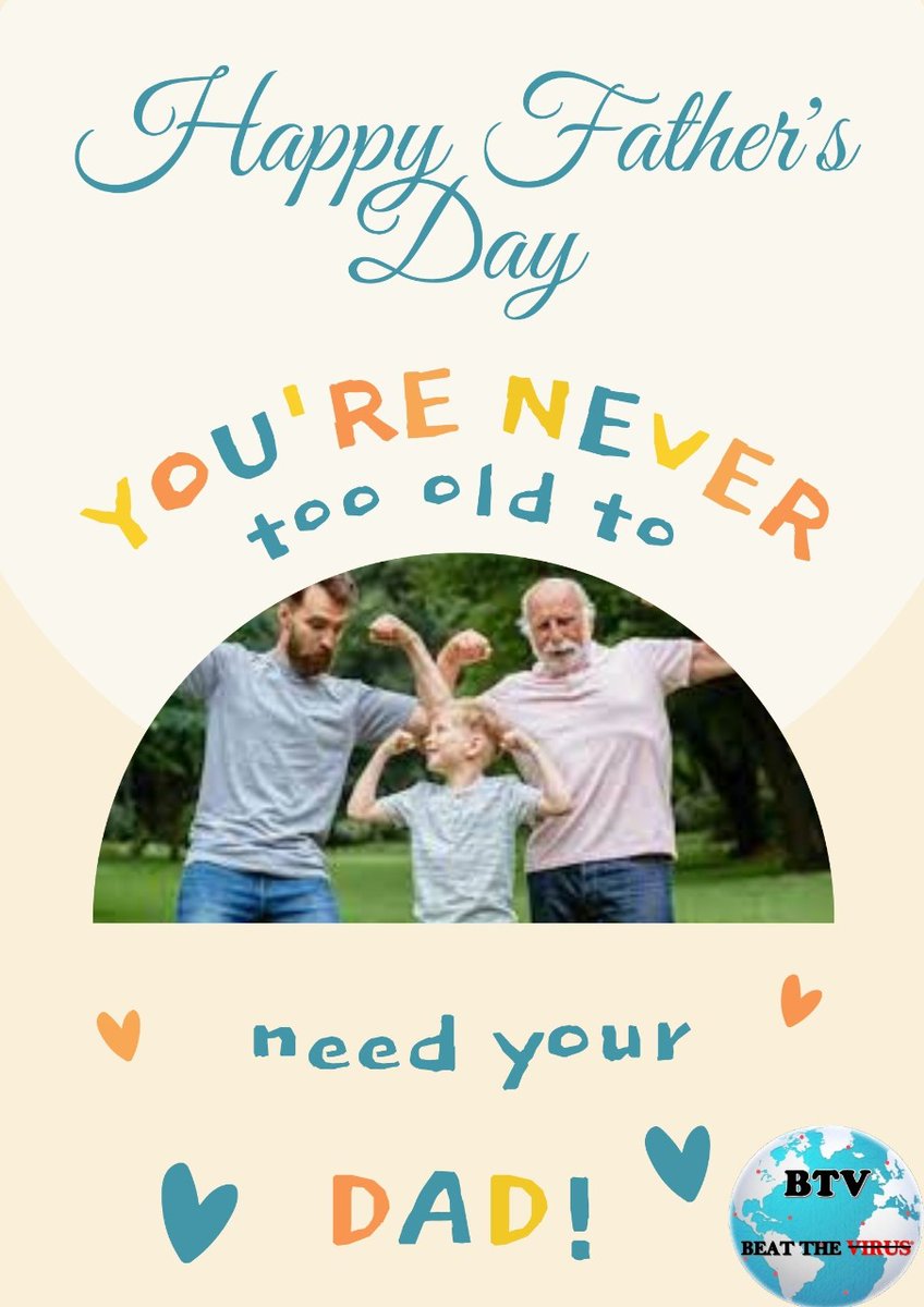 beat_usa's tweet photo. Happy Father's Day to all from us at Beat the Virus #FathersDay https://t.co/LNxiNRU8kO