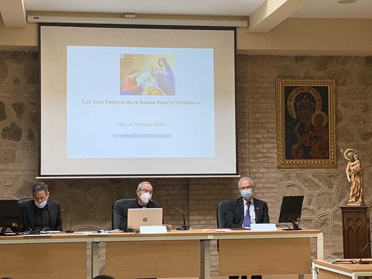 Comenzamos la segunda sesión del Simposio “Id a José”. Está con nosotros <a href="/Obispofcerro/">✙ Francisco Cerro Chaves</a> para escuchar al doctor D. Manuel Martínez Sellés