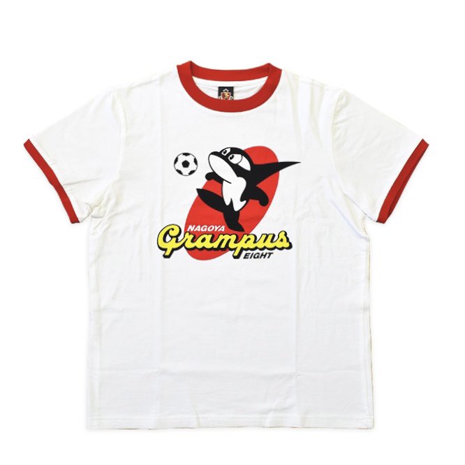 グランパスくん 復刻Tシャツ、発売から40分で300枚の受注を頂きました