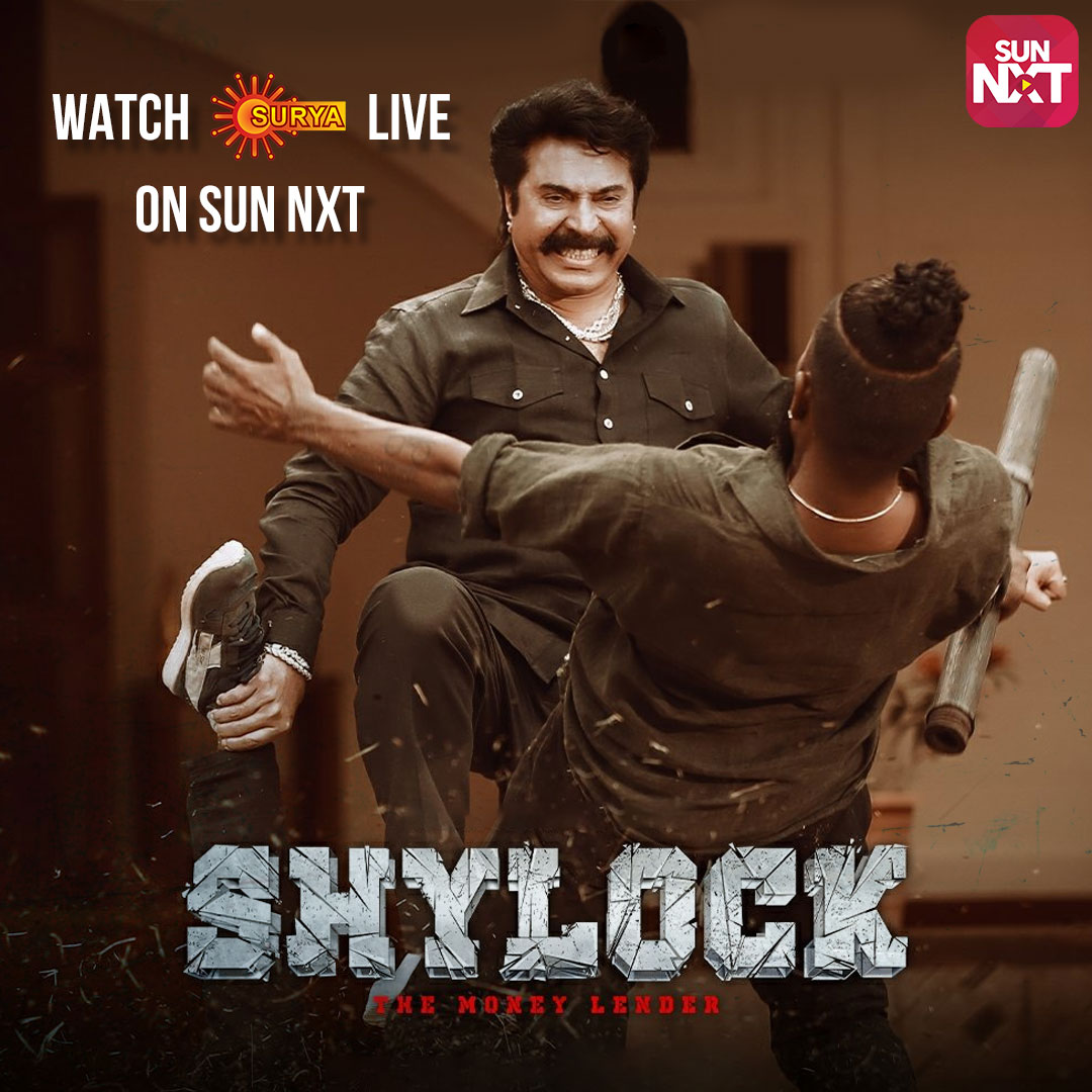 sunnxt's tweet photo. #MassKaBoss Shylock is here!
Watch Megastar #Mammootty in a power-packed mass role in #Shylock on @SuryaTV LIVE on SUN NXT - https://t.co/ZC4aW27jzF
#SUNNXT #ArthanaBinu #Rajkiran #AjaiVasudev #Malayalam @mammukka @ajai_vasudev https://t.co/YNIdQqleY8