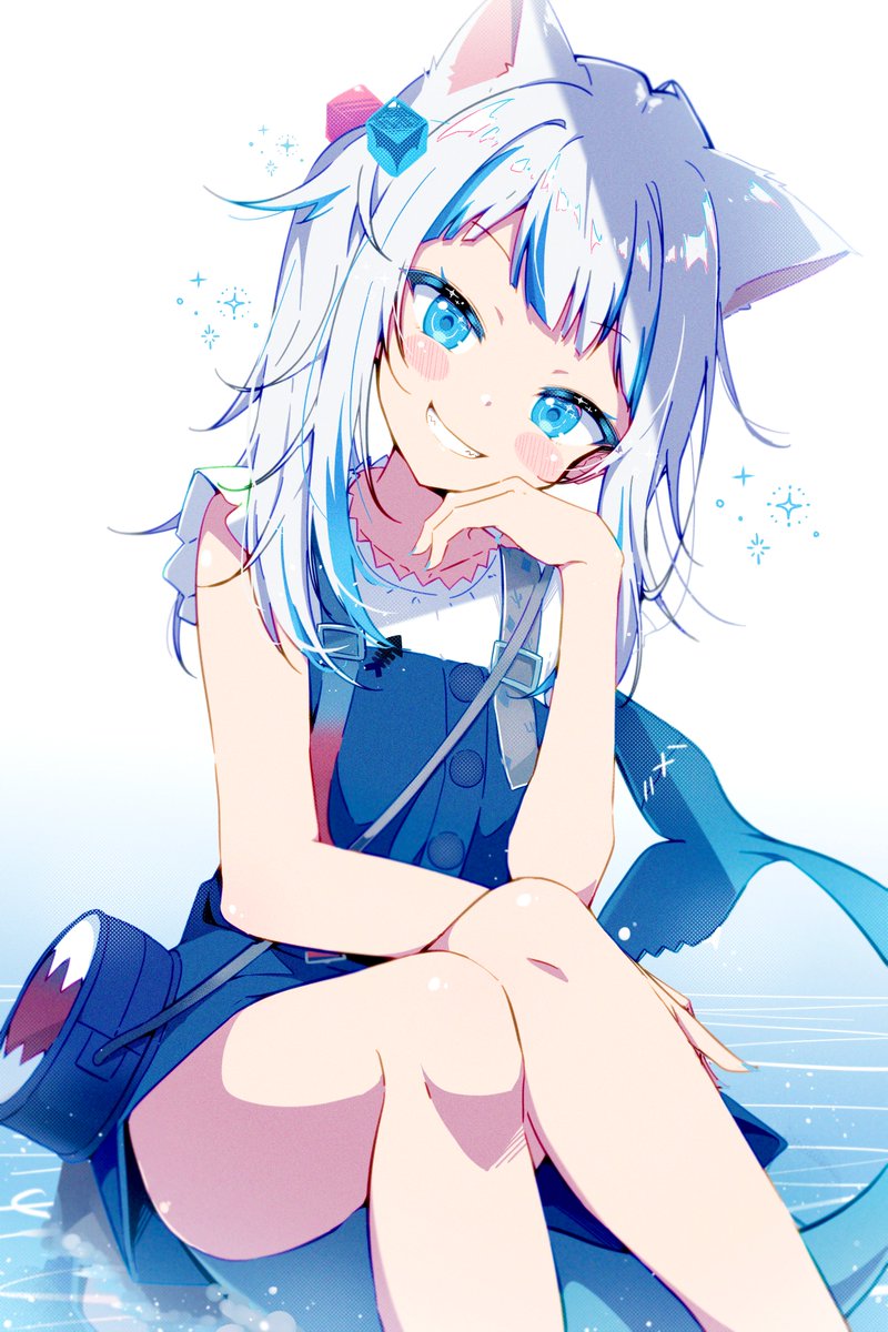 がうるぐら 「#gawrt #GURABIRTHDAY2021 

先に既存絵を!!ぐらちゃん」|一条レイのイラスト