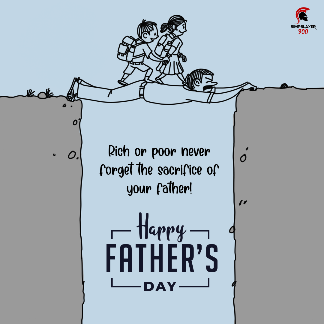 Dad Is Only Person Who Carries Her Son / Daughter In Her Heart Till His Life Ends. #FathersDay #HappyFathersDay2021