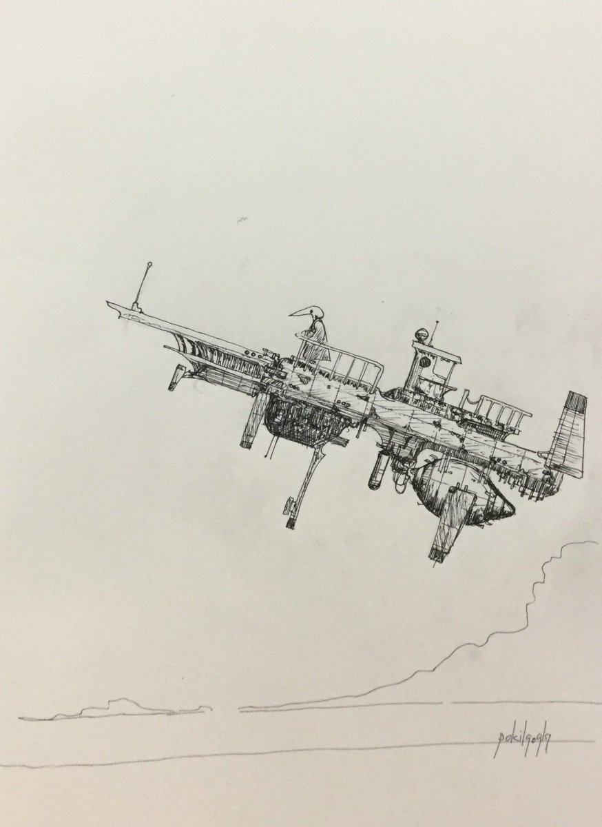 過去絵/反重力移動機4種 