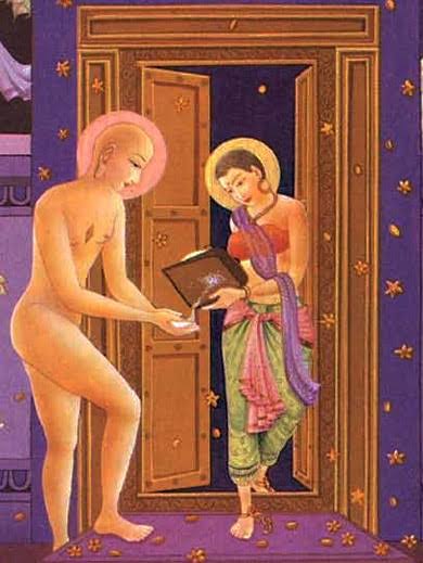 arpitsinger's tweet photo. Today is Jeth Sud 10. The day when Prabhu Mahavir accepted boiled unsplit black beans from Chandanbala and broke his fast of 5 months and 25 days in the city of Kaushambi. Later, Sadhvi Chandanbala became the first sadhvi in Prabhu's sangh.
#jain #jainism https://t.co/72hpBI6FcO