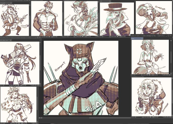 Holy shit I did 10 doodle requests today in 5 hrs I feel powerful 