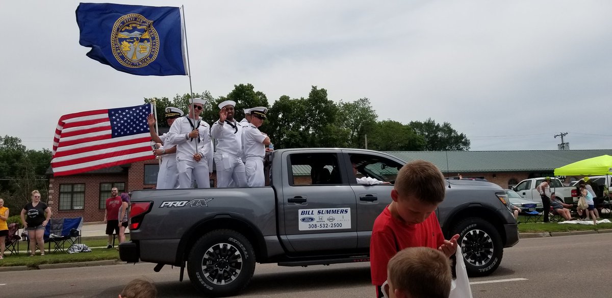 CasmarMarie's tweet photo. Today we enjoyed the #NEBRASKAlandDays parade... a sure sign of #NebraskaSummer in North Platte!!❤ @NebGoodLife #LifesGoodHere #contest #myFavoritePartOfNLD https://t.co/DRSeUElZ3v