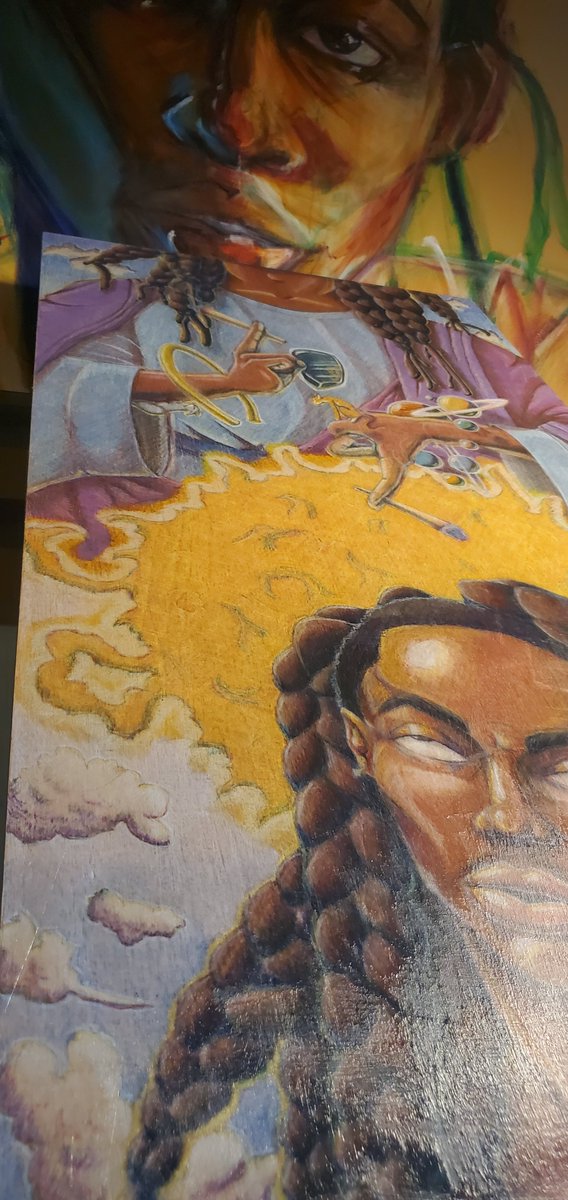 NeelBeforeJah's tweet photo. "Tha SunGawd Paradox"
Colored pencil on wood https://t.co/2RsDEdDStB