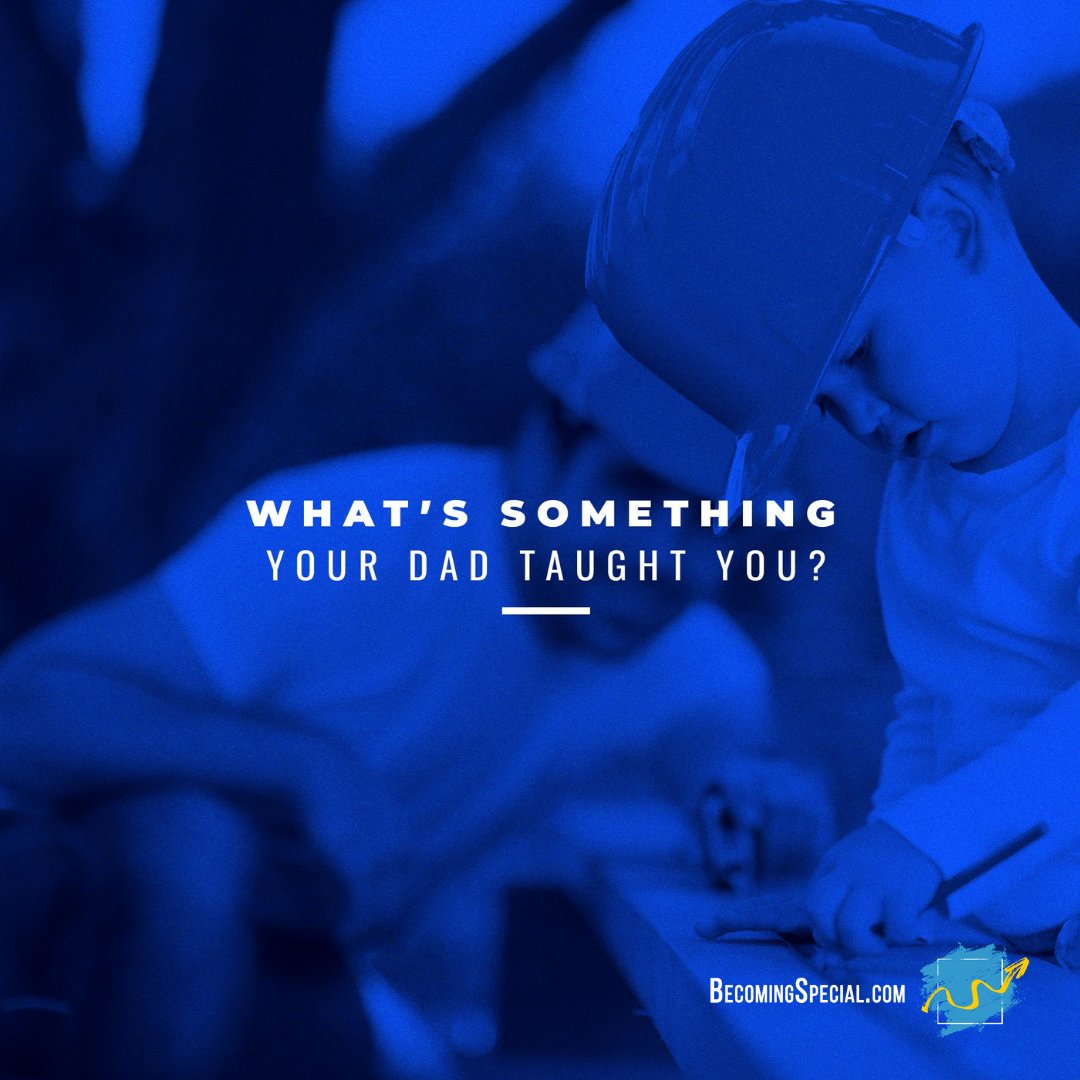 BecomingSpecial's tweet photo. It's Father's Day weekend! The weekend we celebrate dads and remember the impact they have had on our life.  What's something your dad taught you?
.
.
.
.
.
#fathersday #fathers #dad #specialneedsdad #specialneeds #becomingspecial https://t.co/OXpvWKYGAN