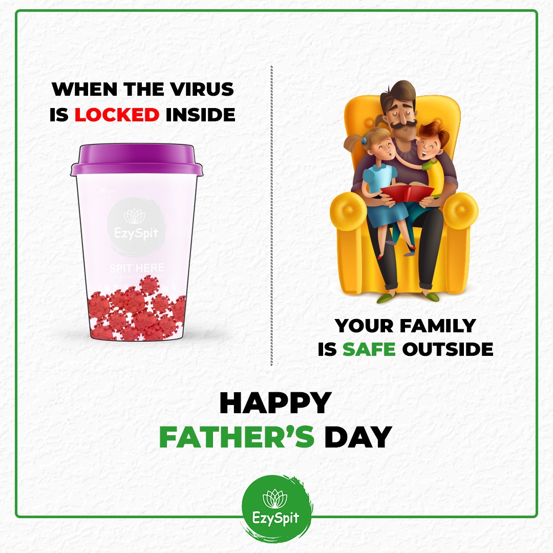 EzySpit's tweet photo. This father's day, pledge to protect your family from the virus, with Ezyspit spitting cups designed to prevent spillage
#FathersDay #FathersDay2021 #EzySpit #spittingcup #spitpouch #spitoon #vomitbag #covid19 #virusfree #ecofriendly #antispit #cleanIndia #swachchbharat https://t.co/hs2lJNCpjZ
