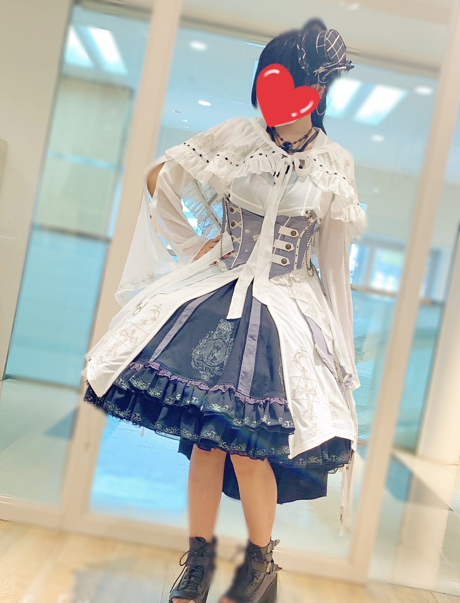 ozz　2way鶴刺繍コルセットスカート ozz 2way鶴刺繍コルセットスカート - メルカリ