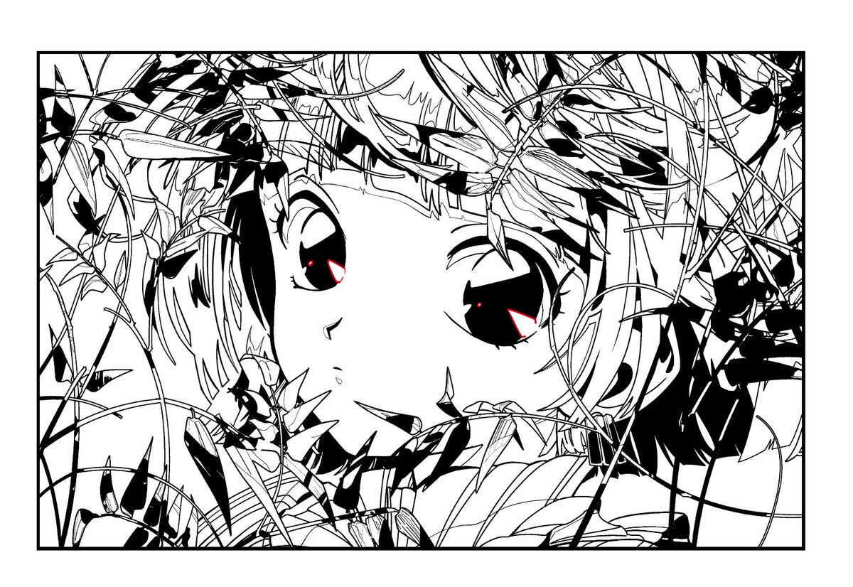 イラストはこちらです~。カラーで描いてた分を調整しました 