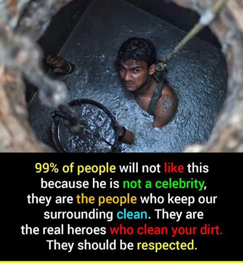 If You Really Like Give Your Support in this #RealHero Who Alwys Make our City Alwys clean 🙏#GiveRespect