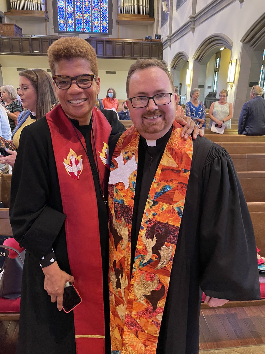 clarkshark22's tweet photo. Incredibly grateful to have been ordained an Elder in the United Methodist Church today. What a holy day, one I will never forget. “For best of all, God is with us.” #macac #WMT https://t.co/o419d5xT7I