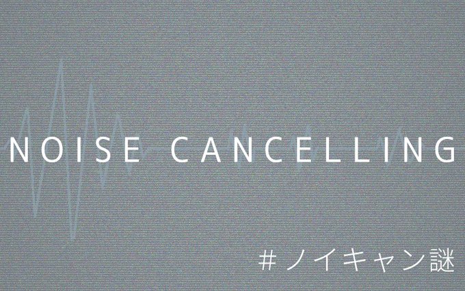 NOISE CANCELLING
