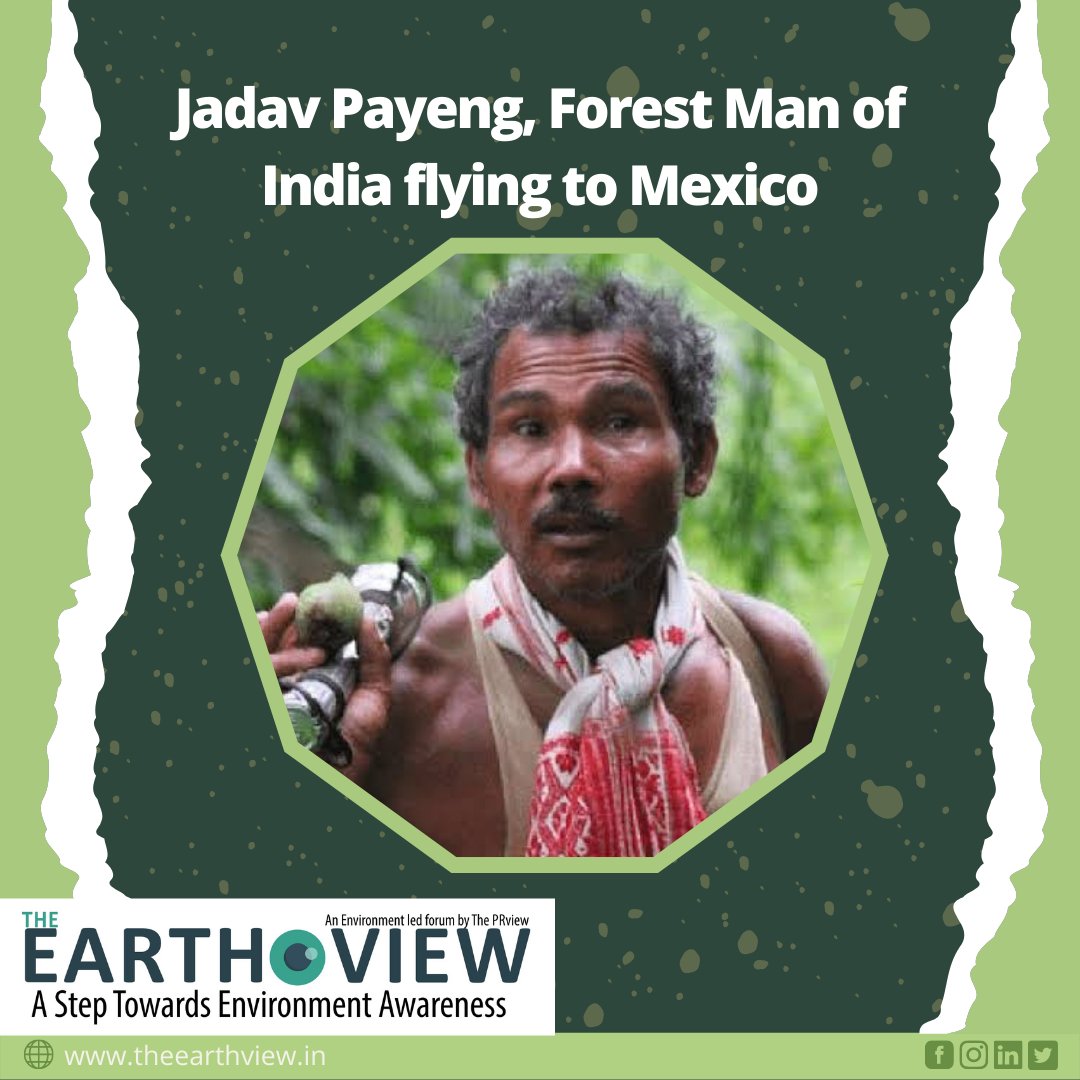 Jadav Payeng, Forest Man of India flying to Mexico🌳🌳
To Know More:theearthview.in/jadav-payeng-f…

Written By: Mathan Trivedi✍(ad.vai.ta_)

#theearthview #environment #environmrntalist #environmentread #jadavpayeng #forestmanofIndia #mexico #indiatomexico #gogreen #indianpride