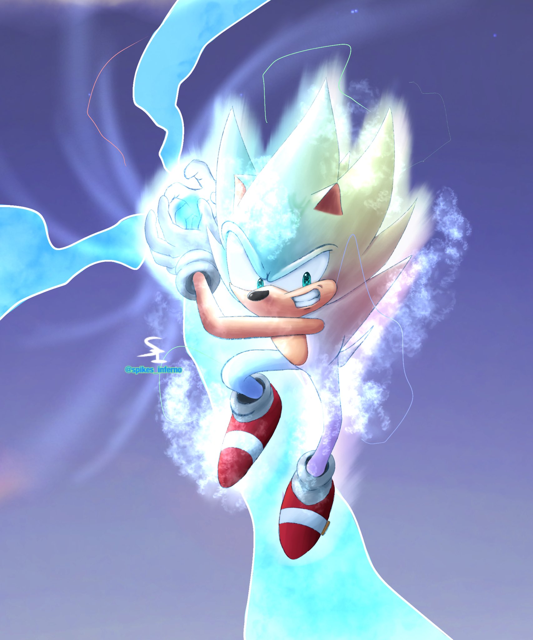 ArtStation - Sonic Frontiers - Hyper Sonic