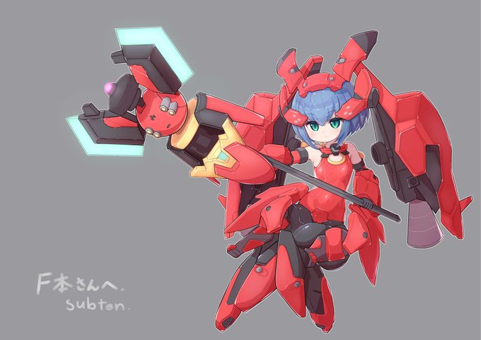 skebにて、F本さんのプリオラグスちゃんを描かせていただきました。 