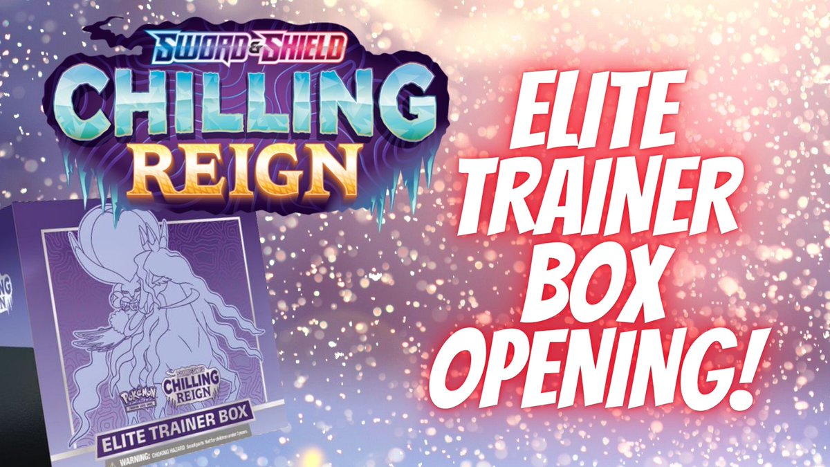 PokeEv3rything's tweet photo. Check out my 2nd ETB from the new Chilling Reign set! https://t.co/p4P9lXMksd

#Pokemon #PokemonCards #ChillingReign https://t.co/Fp9tKt4VYN