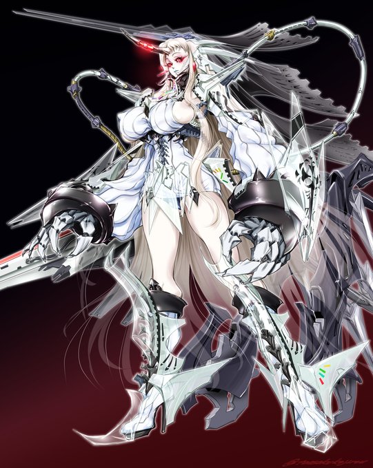 港湾棲姫 × ツァラトウストラ アプターブリンガー #艦これ #港湾棲姫 #深海棲艦 #FSS #ファイブスター物語 #GTM #ツァラトウストラ・アプターブリンガー https://t.co/zAhDT2Sxts 