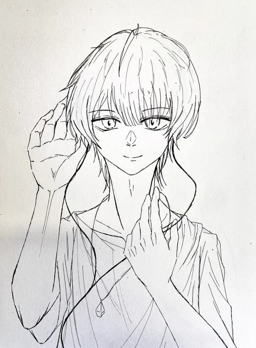Souくん
「夏が終わる風の音」

ちゃんと、色は塗ります💦
今日は下書きだけ、許して〜(';ω;`)
#イラスト
#おえかきSou庫 
めっちゃ良い曲やなぁ('∀`) 