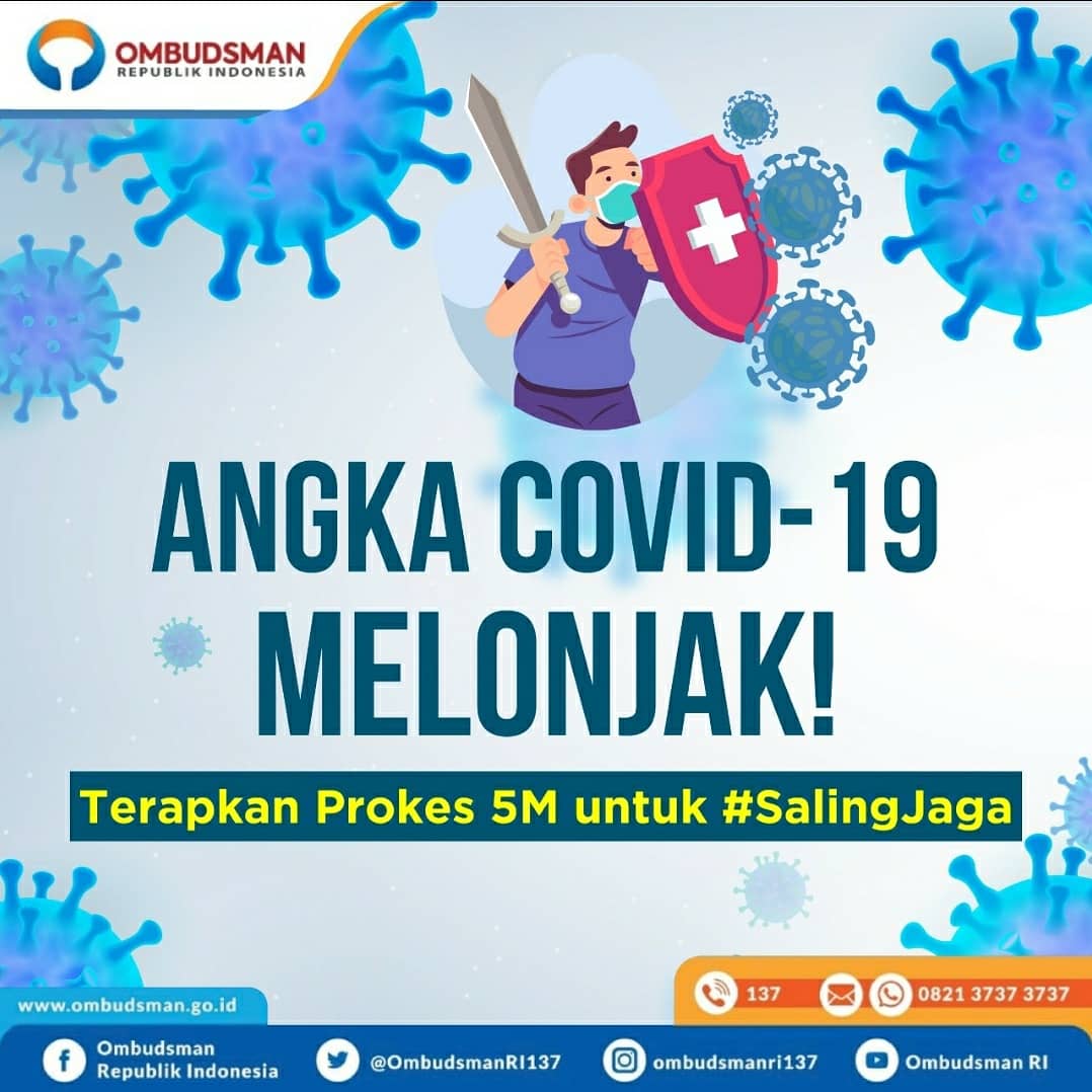 OmbudsmanRI137's tweet photo. Covid-19 di Tanah Air Semakin Mengkhawatirkan! 

Lonjakan kasus Covid-19 di Tanah Air per 18 Juni kemarin sudah sangat mengkhawatirkan, penambahan kasus harian hampir menembus angka 13 ribu kasus,,, https://t.co/jLC3sw3Wpo