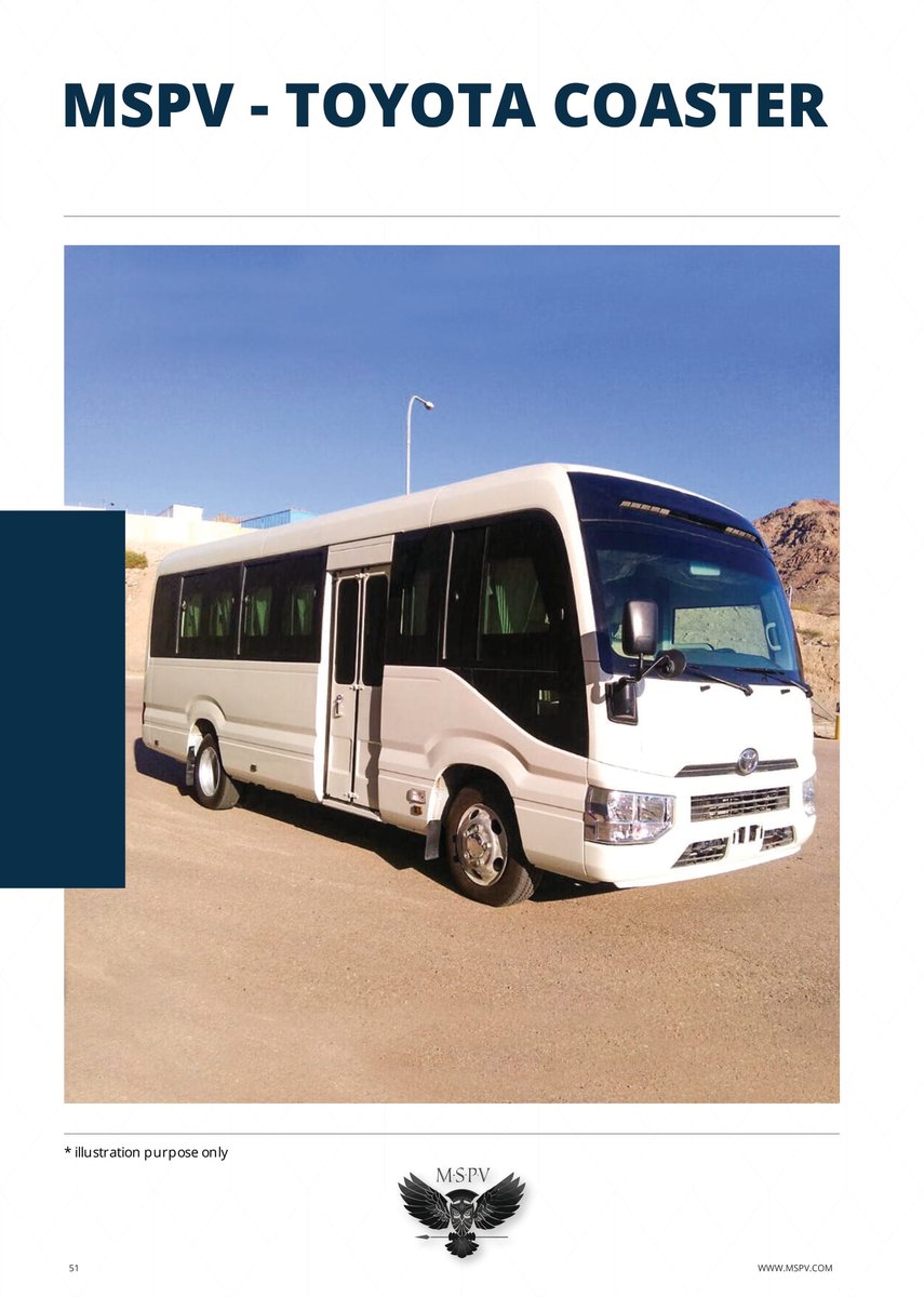 MSPVINDIA's tweet photo. MSPV Armoured/ Bulletproof Bus India
Protection level : B4+,B6, B7 level
Contact us at +91 8796090783(WhatsApp), +971 55 608 9277 bhushan@mspv.in visit https://t.co/hSjizOmEtx
#BulletproofBusIndia #ArmouredBusIndia #ArmouredBusesIndia #BulletproofBusesIndia #ArmouredBusIndia #Bus https://t.co/0HSPhcEbpk