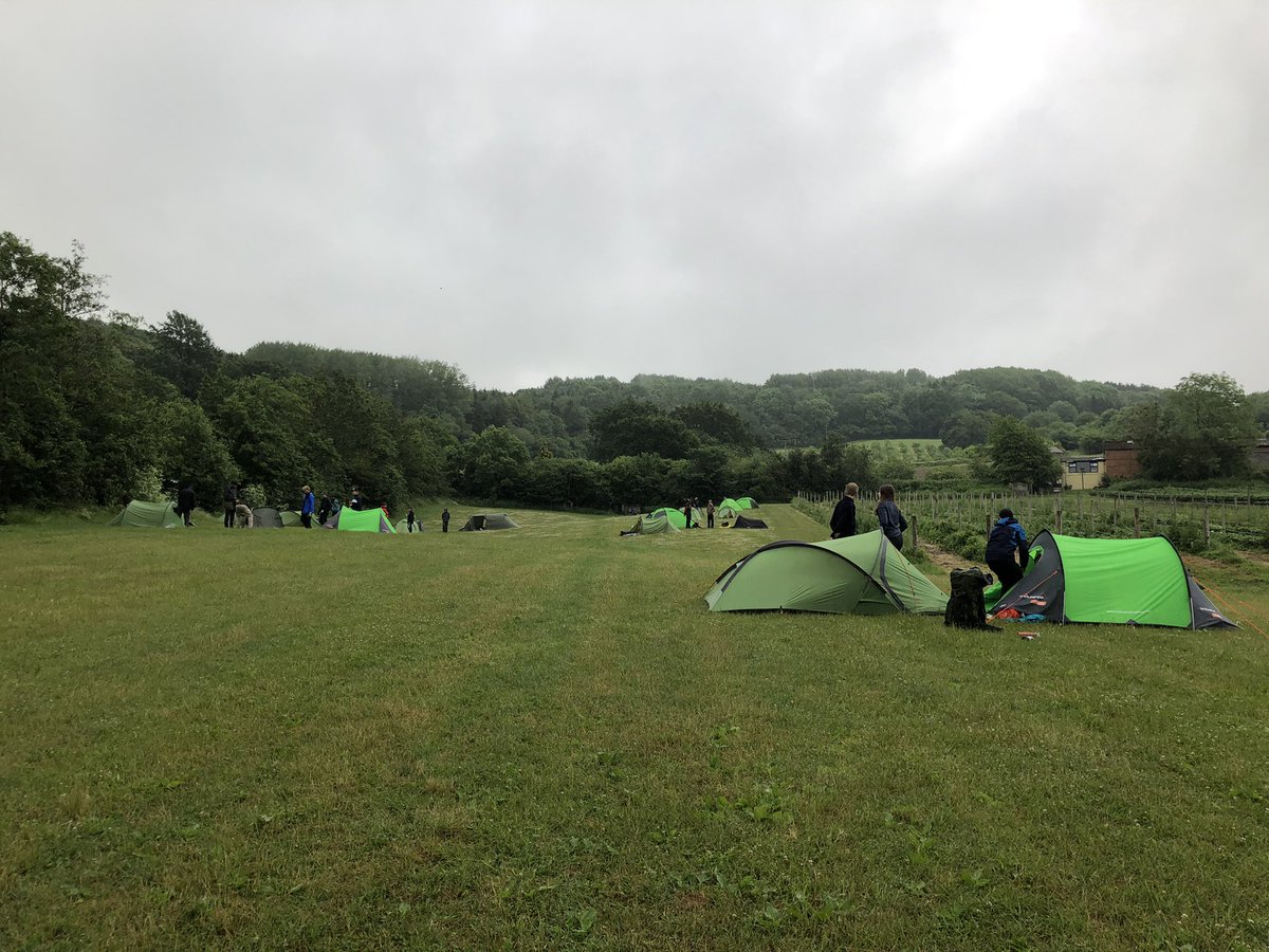 It’s a bit damp (!) but we’re up and raring to go for day 2 of our Bronze assessed <a href="/DofE/">The Duke of Edinburgh’s Award</a> 🌧🏕🥾🏞