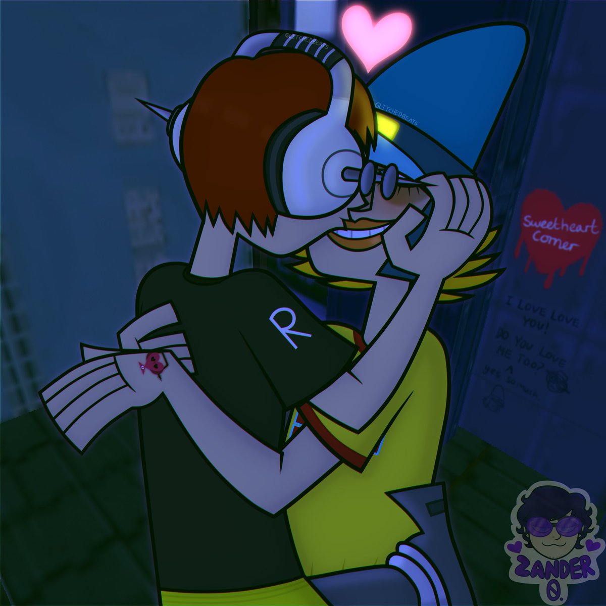 ZER08EAT's tweet photo. So I drew some soft BeatCorn kisses. ππ
(I drew Beat with his summer cosmetic in JSRFMP)
#jetsetradio #jetsetradiofuture #jsrfbeat #jsrfcorn #artistsontwitter https://t.co/YfKDeU5ZXY