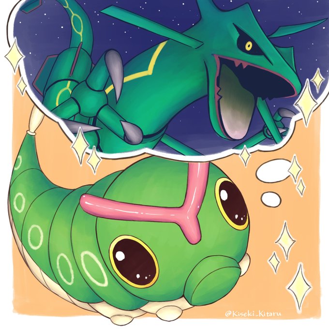 コクーンはギラティナに進化するんだな キャタピーはレックウザに進化しません