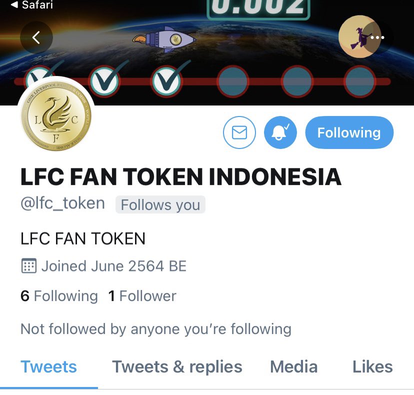 LiverpoolToken's tweet photo. THANK YOU FOR SUPPORT. YOUR WELCOME BRO!! 🔥🔥🔥🙏🙏🙏

#LFCFamily #LFCINDONESIA #BSC https://t.co/uifjTO7g88