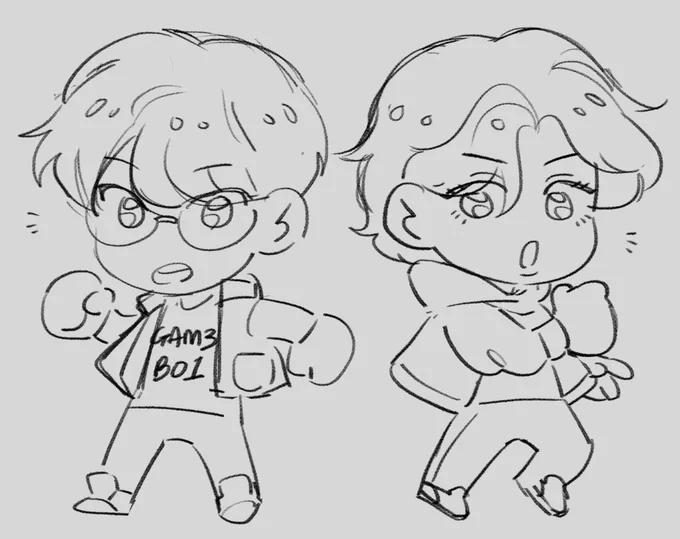 Smol wip but I wanted to try messing around with chibi style again ehe 